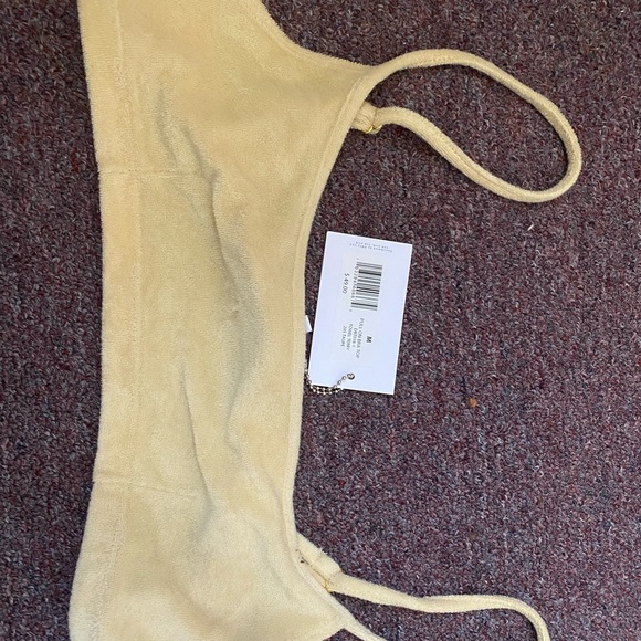 NWT Danielle Bernstein Weworewhat Terry cloth pants / bralette set - Picture 5 of 6